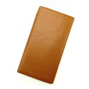 Authentic Bvlgari Wallet Purse Long Wallet Brown Woman